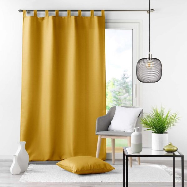 Žlutý závěs 140x260 cm Essentiel – douceur d'intérieur