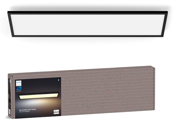 Hue Aurelle přisazený LED panel REC (obdelníkový) 120x30cm, černá