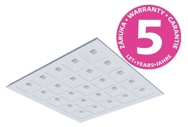 PANLUX s.r.o. PANLUX LED PANEL EVO UGR 19 vestavný čtvercový 600x600 24W - neutrální