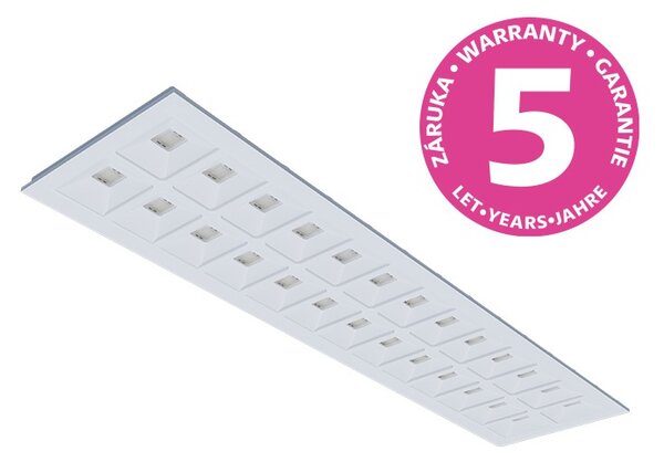 PANLUX s.r.o. PANLUX LED PANEL EVO UGR 19 vestavný obdélníkový 1200x300 24W - neutrální