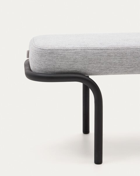 Světle šedá lavice Compo – Kave Home