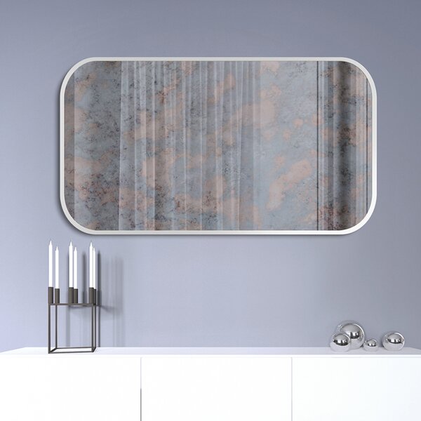 Gaudia Zrcadlo Mirel SLIM White - antique Rozměr: 40 x 60 cm