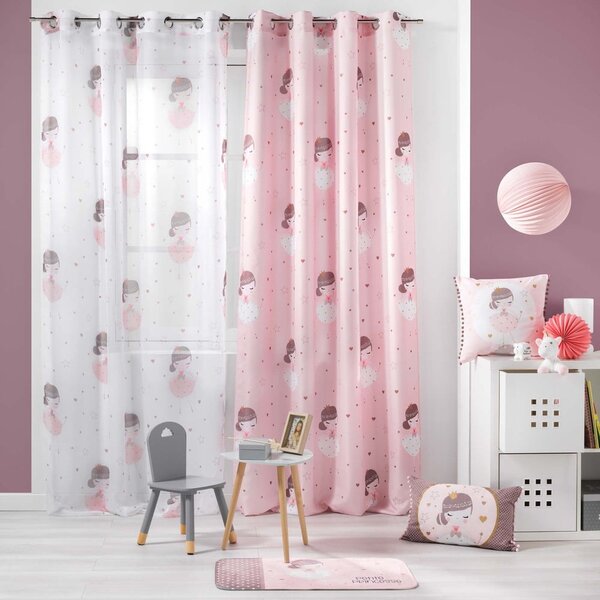 Dětská záclona 140x240 cm Petite Princesse – douceur d'intérieur