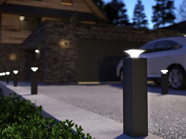 PANLUX s.r.o. Zahradní LED sloupek / svítidlo ORNELA, antracit