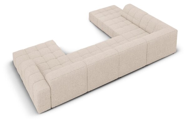 Béžová rohová pohovka (levý roh/do "U") Chicago – Cosmopolitan Design