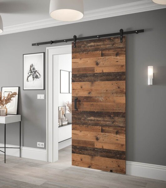 Posuvné dveře Loftiko I - 90 cm s tlumeným dojezdem Barva: Dub Artisan