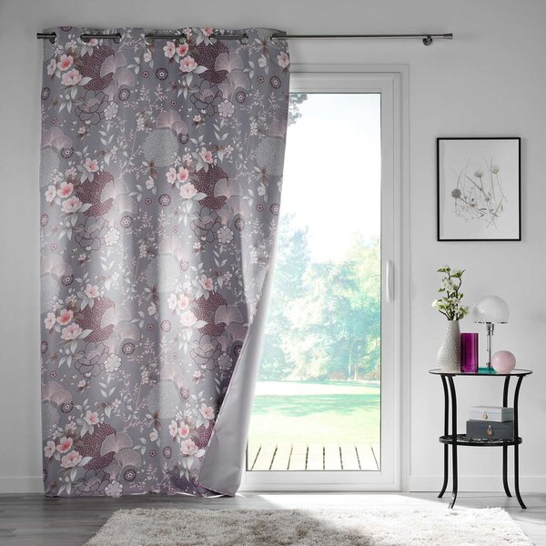 Šedý zatemňovací závěs z mikrovlákna 135x260 cm Yokahama – douceur d'intérieur