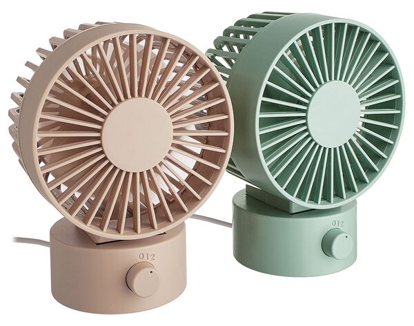 AIR WAVE Mini větrák s USB připojením - šalvějová