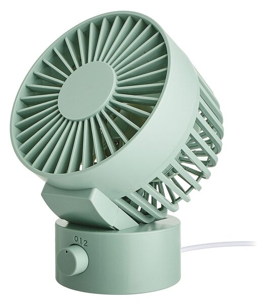AIR WAVE Mini větrák s USB připojením - šalvějová