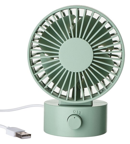 AIR WAVE Mini větrák s USB připojením - šalvějová