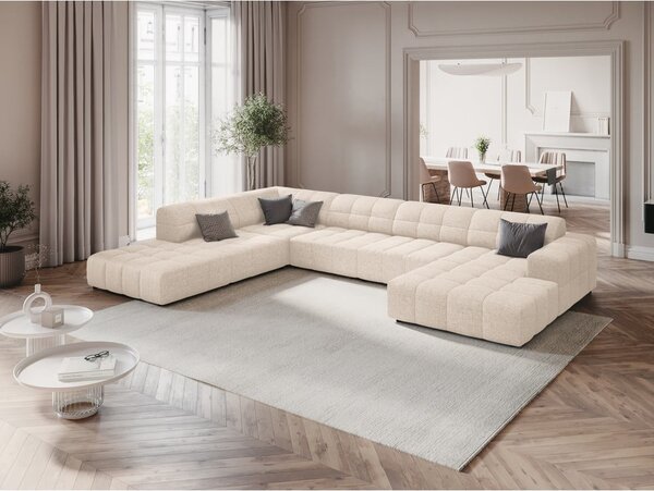 Krémová rohová pohovka (levý roh/do "U") Chicago – Cosmopolitan Design