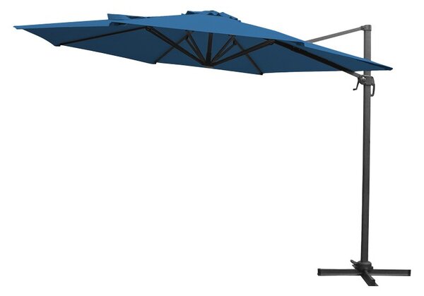 Slunečník KAZUAR nastavitelný 3,5m, modrý