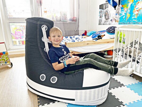 SakyPaky Kecka sedací vak růžová
