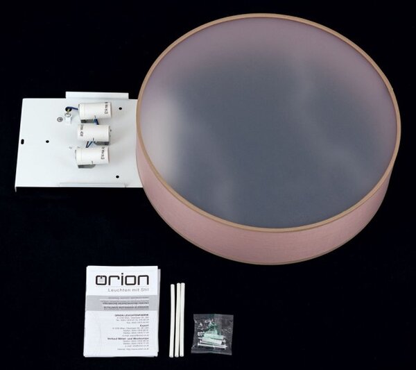 Orion DL7-617/3Braun Stropní svítidlo SEDA hnědé, průměr 40cm