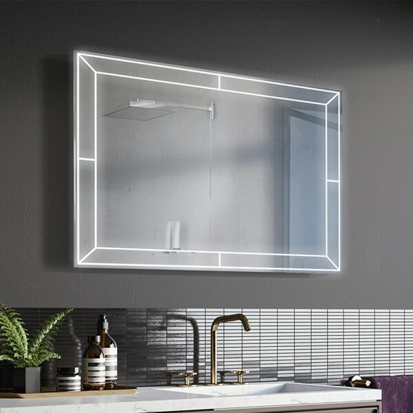 Zrcadlo Atela LED 60 x 60 cm