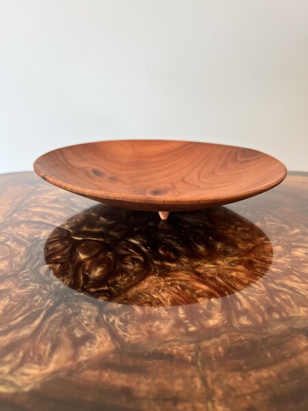 Dřevěná miska 21x6 cm Larisa, meruňka