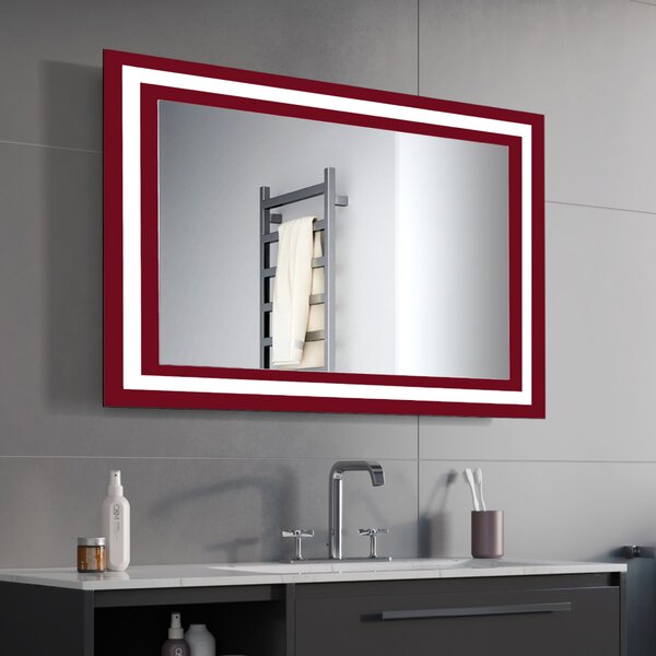 Zrcadlo Moderno LED Red 80 x 60 cm