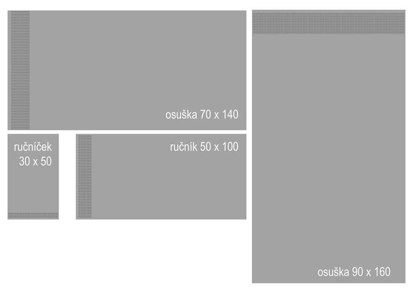 DARRÉ Ručníky a osušky CASA VIVA - smetanová - GOTS Velikost: ručníček 30 x 50