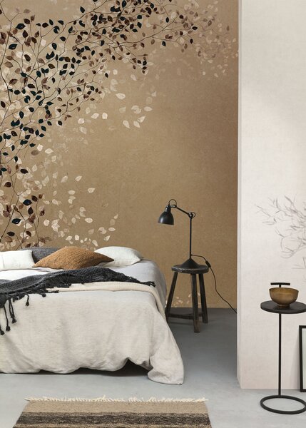 Hnědá vliesová fototapeta na zeď, DG3CLI1023, Wall Designs III, Khroma by Masureel