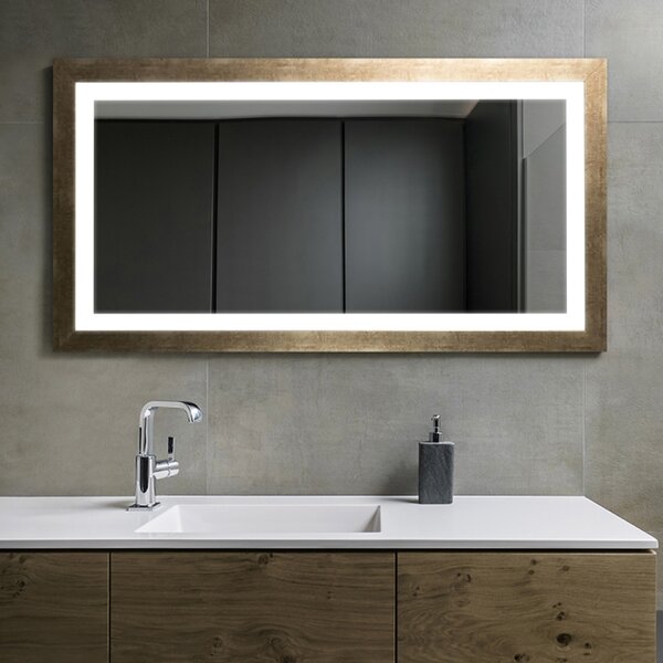 Zrcadlo Wood LED Formio typ D 80 x 60 cm