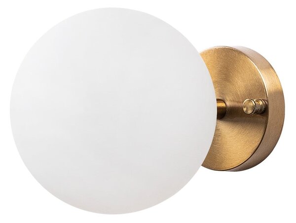 Bílé/v bronzové barvě nástěnné svítidlo ø 15 cm Atmaca – Opviq lights