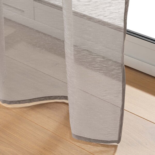 Hnědá voálová záclona 140x240 cm Lissea – douceur d'intérieur
