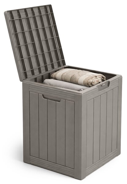 Ak furniture Zahradní úložný box Ezra 113 L šedý