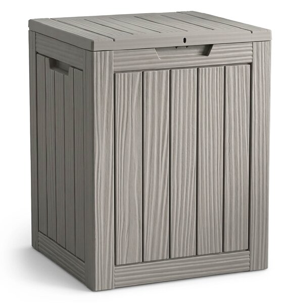 Ak furniture Zahradní úložný box Ezra 113 L šedý