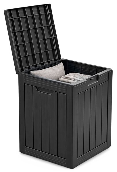 Ak furniture Zahradní úložný box Ezra 113 L černý