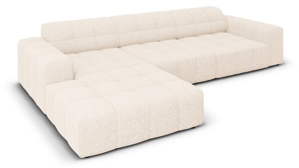 Krémová rohová pohovka (levý roh) Chicago – Cosmopolitan Design