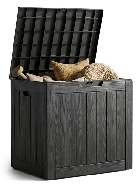 Ak furniture Zahradní úložný box Ezra 117 L černý