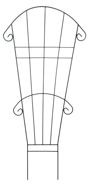 Podpěra na květiny, žebřík - 140 cm. - Černá (Versanis)