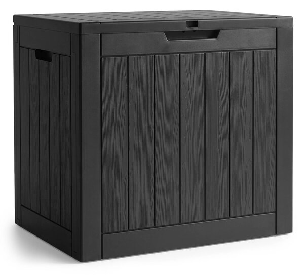 Ak furniture Zahradní úložný box Ezra 117 L černý