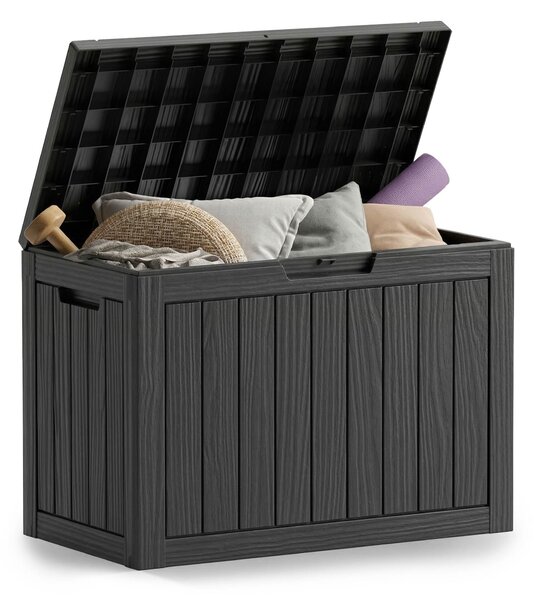 Ak furniture Zahradní úložný box Ezra 170 L černý
