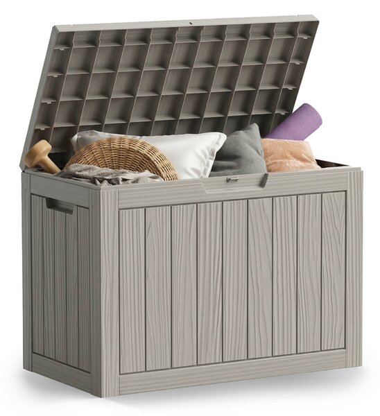 Ak furniture Zahradní úložný box Ezra 170 L šedý