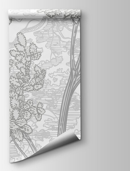 Fototapeta Skupina stromů s listy, Přírodní fototapety, Populární fototapety, w04851v3 - Tapeko.co.cz