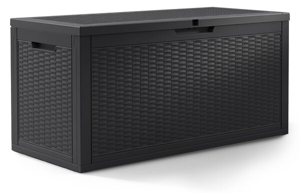 Ak furniture Zahradní úložný box Ezra 340 L černý