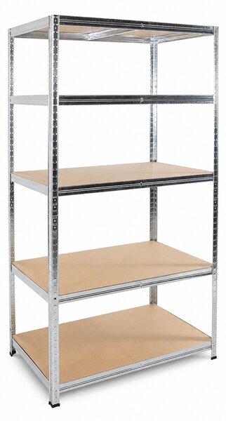 Linder Exclusiv Kovový regál 180x90x40 cm 5 polic