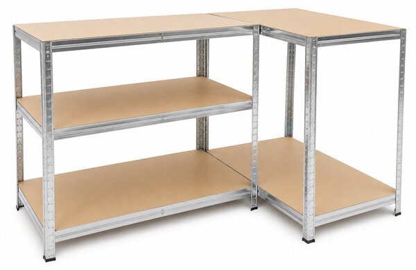 Linder Exclusiv Kovový regál 180x90x40 cm 5 polic