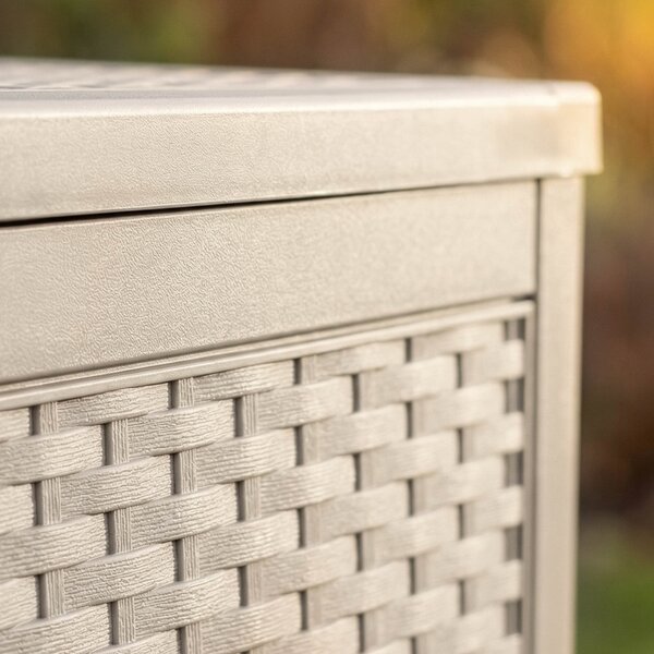 Ak furniture Zahradní úložný box Ezra 340 L šedý