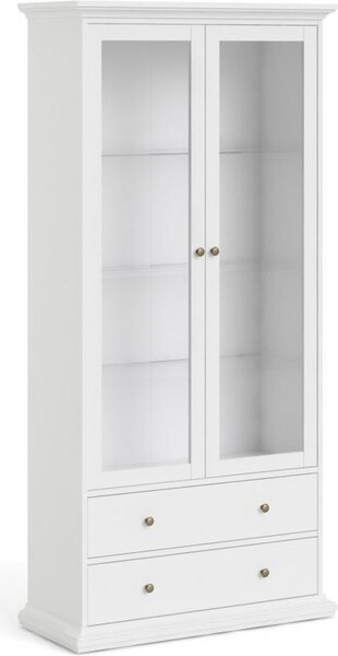 Tvilum Vitrína Provine 96 cm bílá