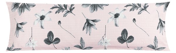 BELLATEX POVLAK na relaxační polštář KREP Šedá,Růžová 45x120 cm