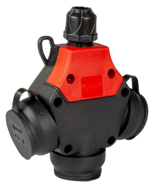 TP electric Roztrojka pryžová třífázová, francouzské zásuvky 250V 1x16A IP54 3101-317-0300