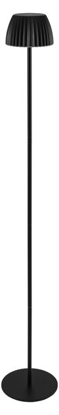 Livarno® Aku stojací LED lampa s USB a dotykovým stmívačem (černá) (100404698001)