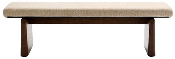 Ořechová lavice Kave Home Topaz 150 cm