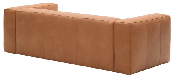 Kave Home Kožená pohovka Blok 240 cm