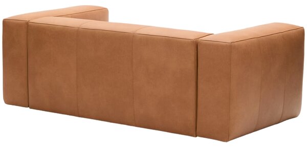 LÉTO -15% Kave Home Kožená pohovka Blok 210 cm