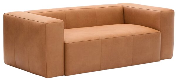 LÉTO -15% Kave Home Kožená pohovka Blok 210 cm