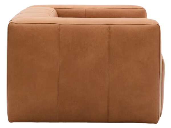 LÉTO -15% Kave Home Kožená pohovka Blok 210 cm