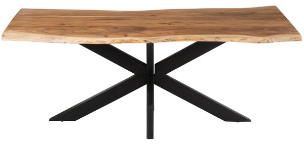 -25 % Dny MOMENTI– Akáciový jídelní stůl J-line Gary 200 x 90 cm
